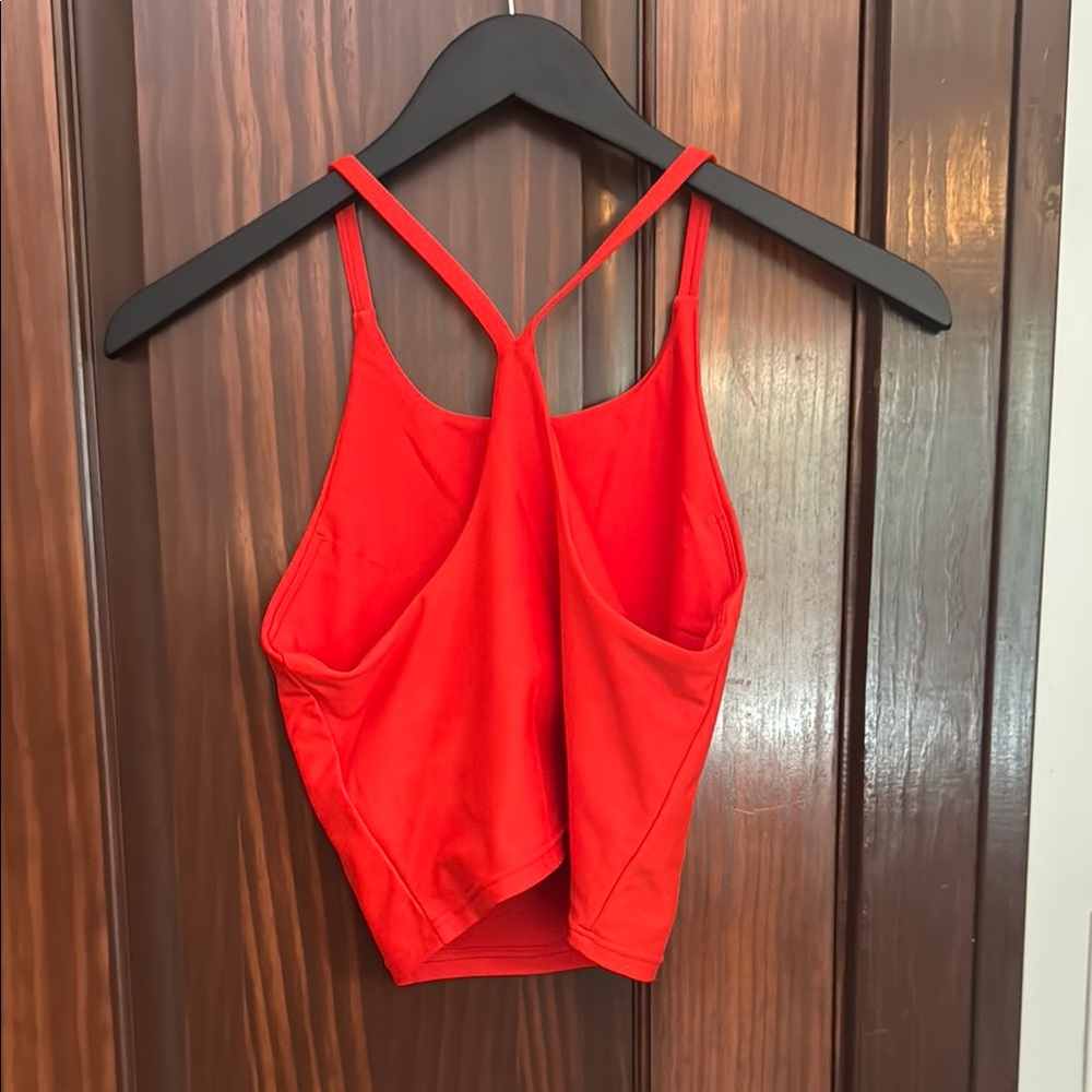 Old Navy Red Active Leggings & Strappy Tank Set - Picture 3 of 7